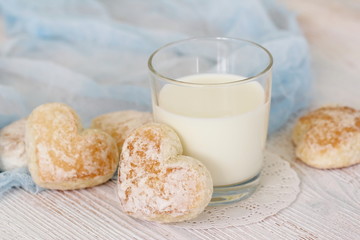 Milk and gingerbreads