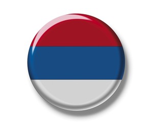 Button badge, flag of Montenegro