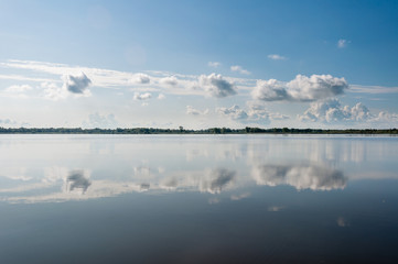 Reflection in the water