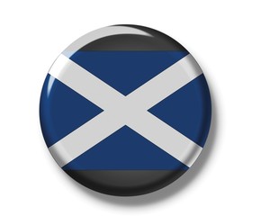 Obraz premium Button, flag of Scotland