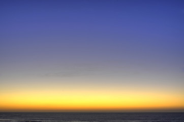 Sunset over the sea, El Cotillo, Fuerteventura, Canary Islands, Spain, Europe