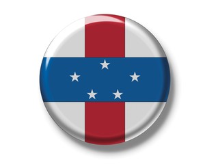 Button badge, flag of the Netherlands Antilles