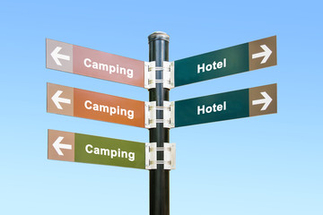 Fototapeta premium Schild 294 - Camping