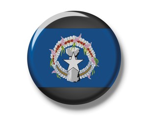 Button badge, flag of the North Mariana Islands
