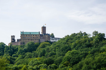 Fototapeta na wymiar Wartburg bei Eisenach in Thüringen