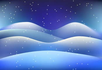 Naklejka premium Background design with snow in dark sky