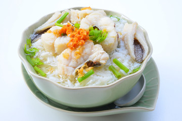 Fish porridge in Thai style