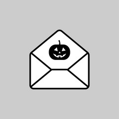 Halloween mail icon