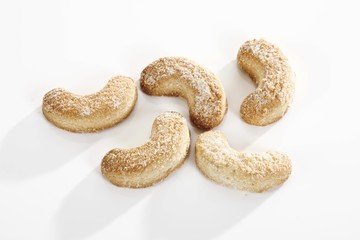 Vanillekipferl, vanilla flavoured crescent-shaped biscuits