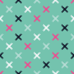 Seamless background with abstract geometric pattern. Scribble texture. Textile rapport.