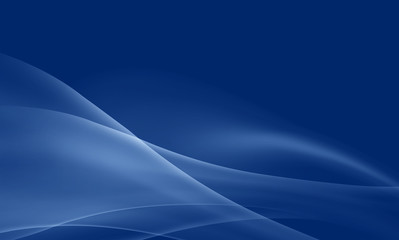 Naklejka premium Blue background with wavy lines