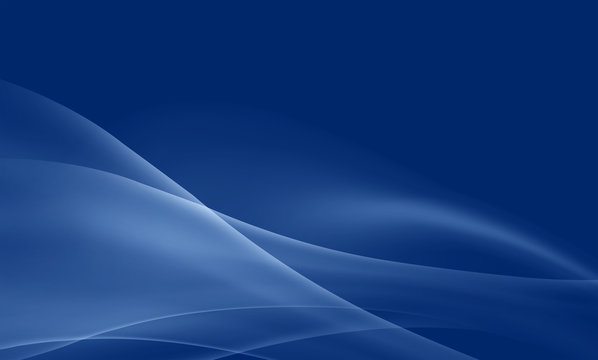 Blue background with wavy lines