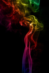 Abstract Art Colorful Smoke