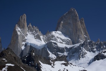 Cerro Fitz Roy mountain, 3406m, Los Glaciares National Park, Patagonia, Argentina, South America