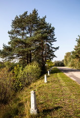 The edge of the road