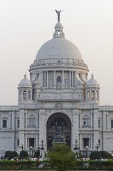 Fototapeta na wymiar Queen Victoria Memorial, Calcutta, West Bengal, India, Asia