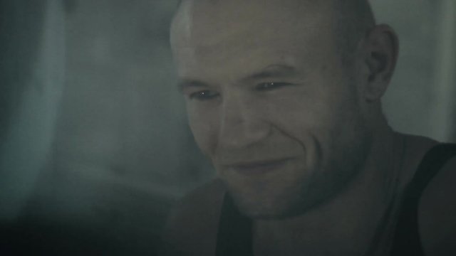Man talking and smiling