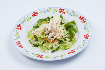 salad with chicken