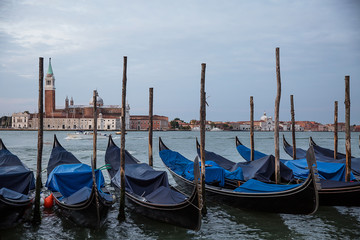 Beautiful photo canal of Venice , Italy .