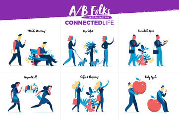 Persone in attività quotidiane