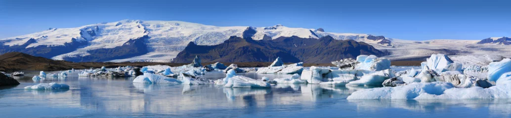 Foto auf Acrylglas Gletscher Gletschersee Jökulsárlón, Island