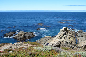 Pacific Coast along the California State Route One, California, USA
