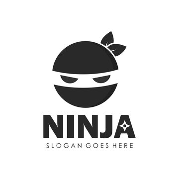 Ninja logo design template