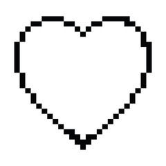 pixelated heart game icon