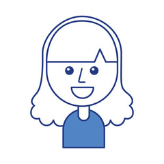 young little funny teen girl portrait