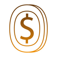 pixelated coin game icon