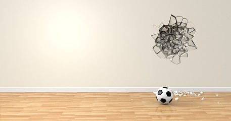 Balón agujero pared - 174829736