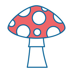 pixelated game mushroom icon