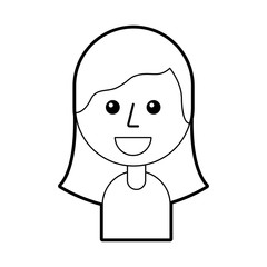 young little funny teen girl portrait