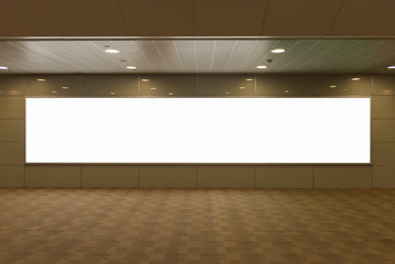 blank billboard for advertising poster or blank billboard banner