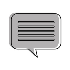 speech bubble message chat dialog media