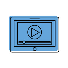 media player interface for websites or applications for tablet