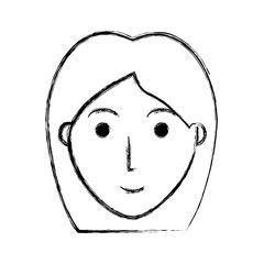 cartoon woman icon