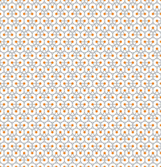 Abstract seamless pattern with triangles and circles