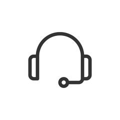 Communication Line - Headset Icon