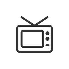Communication Line - Television Icon