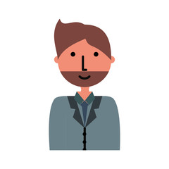 cartoon businessman icon