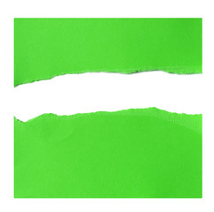 torn paper isolated