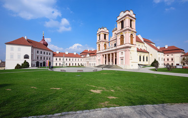 Fototapeta na wymiar Goettweig Abbey - Benedictine monastery near Krems in Lower Austria, founded in 1083, a World Heritage Site since 2001.