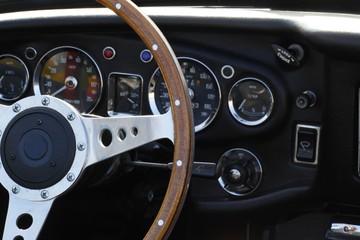 classic car interior