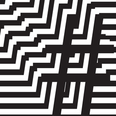 Black and white design template symbol