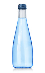 Glass bottle of soda water