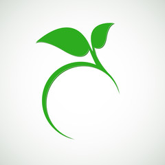 Abstract eco lifestyle concept template.