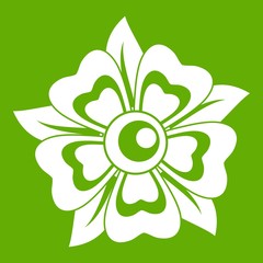 Flower icon green