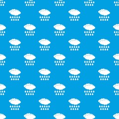Rain pattern seamless blue