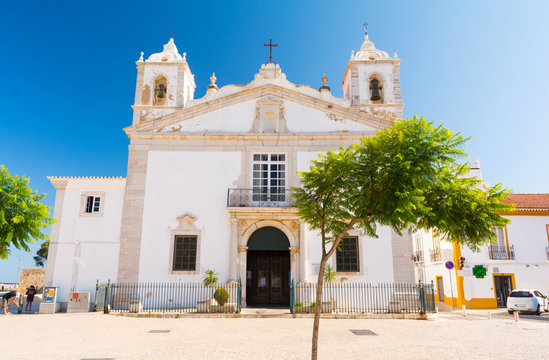 old church in Lagos, Algarve, south Portugal